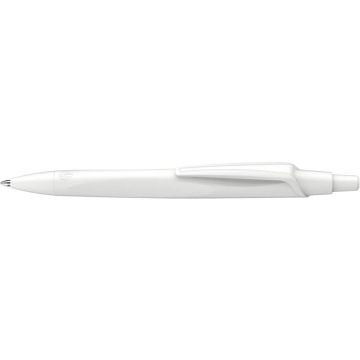 Penna a sfera a scatto RECO - fusto bianco inchiostro blu Schneider tratto M P131850