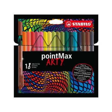 Stabilo Point Max fineliner - conf. 18 colori assortiti 488/18-01