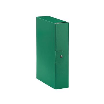 Cartelle portaprogetti Esselte C28 EUROBOX dorso 8 cm presspan biverniciato verde - 390328180