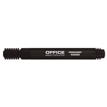 Marcatore permanente Office Products punta tonda 1-3 mm nero conf. 12 pezzi - 17071211-05