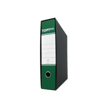 Registratore protocollo TOPToo con custodia dorso 8 cm verde 23x33 cm - RMP8VE