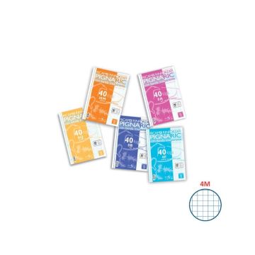 Ricambi per quaderni Pignaric Pigna a 4 fori 80 g/m² A4 4mm Conf. 40 pezzi - 02194594M