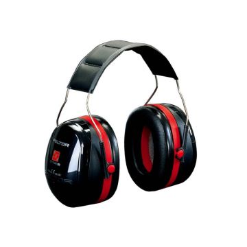 Cuffie auricolari 3M Peltor™ nero/rosso 35 dB - Optime III