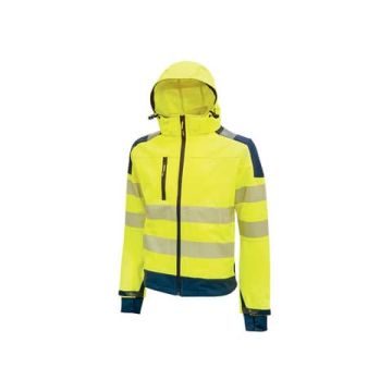 Giacca alta visibilitA' Softshell Miky - taglia M - giallo fluo - U-Power