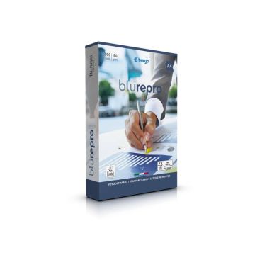 Carta per fotocopie A4 Burgo Repro Blu A4 - Premium Quality 80 gr. bianca Risma 500 fogli - 8142