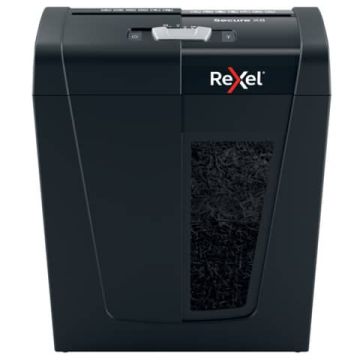 Distruggidocumenti Secure X8 - nero Rexel taglio a frammenti 4x40 mm 2020123EU