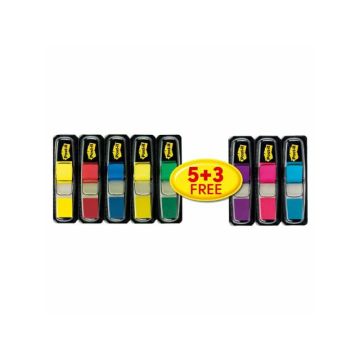 Post it index Mini 683 con dispenser Value pack 5+3 Post-it® assortiti 683-5+3