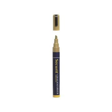 Pennarello a gesso liquido Securit a punta media 2-6 mm oro SMA510-GD
