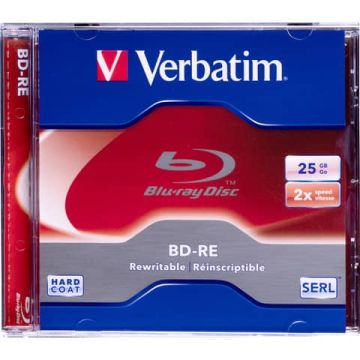 Blu-Ray BD-RE Verbatim 25 GB conf. da 5 - 43615