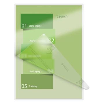 Pouches per plastificatrici Leitz iLam con UDT 2x80 µm in EVA A4 21,6x30,3 cm Conf. 100 pezzi - 74780000