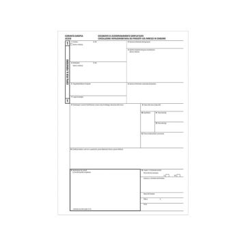 D.a.s. intracomunitario 3 copie O.C.L. 100 fogli 0104