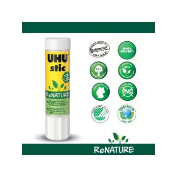 Colla stick UHU Stic ReNATURE 21 gr - D1387
