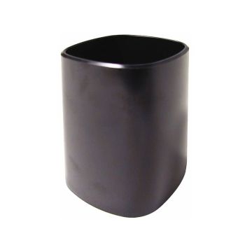 Portapenne ARDA Pastel polistirolo nero opaco 6,5x6,5x9,5 cm 4111N