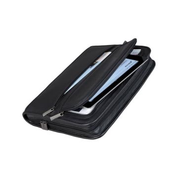 Cartella portadocumenti Alassio CARPO in pelle 28,5x7x36 cm A4 nero 30062