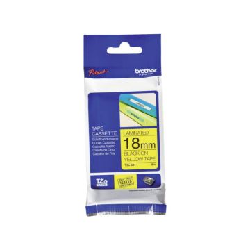 Nastro Brother Tze641 18Mmx8Mt Nero/Giallo