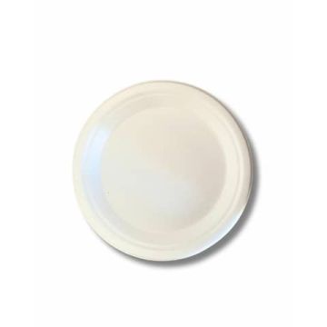 Piatto piano in bagassa sbiancata Ferrari Bio conf. 100 pz 225x19,6 mm FBIO70