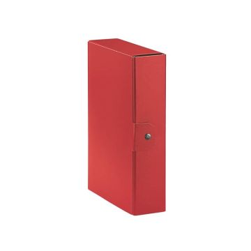 Cartelle portaprogetti Esselte C28 EUROBOX dorso 8 cm presspan biverniciato rosso - 390328160