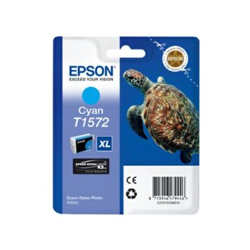 Cartuccia inkjet alta capacità ink pigmentato blister RS T1572 Epson ciano C13T15724010