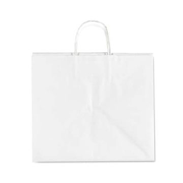 Borsa portapizza stampa generica 33x37x31 cm conf. 200 pz Rex-Sadoch kraft bianco - PIZZAPACKBIA