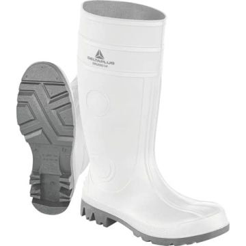 Stivali di sicurezza in PVC ORGANO S4 bianco-grigio Delta Plus misura 40 - ORGANS4BC40