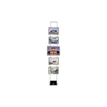 Struttura autoportante Kit LEDMAG + 1 trasformatore - cornice specchiata Tecnostyl 4 cornici A4 + 1 cornice A3