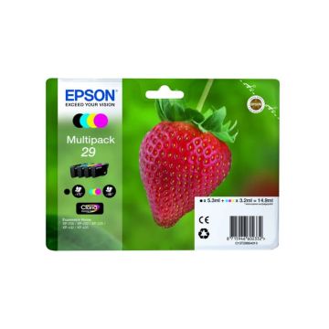 Cartucce inkjet Fragola T29 Epson nero+ciano+magenta+giallo Multipack - C13T29864012