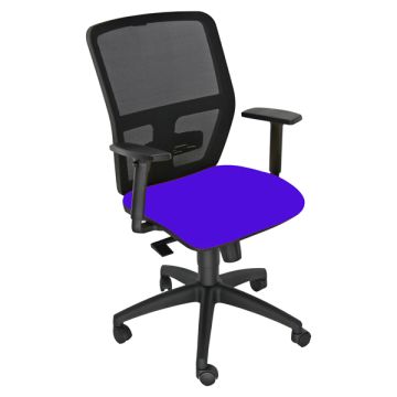 Unisit Seduta operativa ergonomica Kemper A Blu c/bracc.reg.