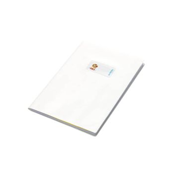 Copriquaderno con etichetta - Coprimaxi Beat A4 in PVC laccato spessore 180 m CoLibrì bianco - PF02020104