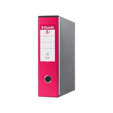 Registratori con custodia Esselte G53 EUROFILE commerciale D8 cartone rivestito in PP fucsia - 390753900