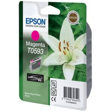 Cartuccia inkjet ink pigmentato blister RS+RF T0593 Epson magenta C13T05934020