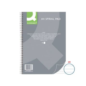 Blocco spiralato A4 Q-Connect 80 ff righe 9 mm KF01983