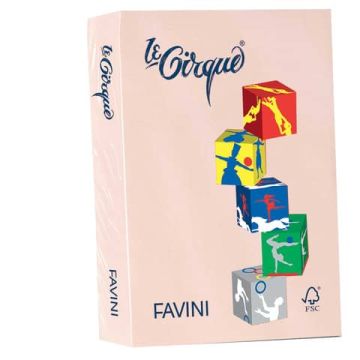 Carta colorata FAVINI LE CIRQUE per tutte le tecnologie di stampa 80 g/m² A4 salmone 103 500 fogli - A715504