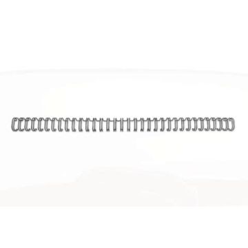 Spirali metalliche a 34 anelli GBC Wirebind 11 mm a4 nero conf da 100 spirali - RG810710