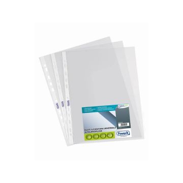 Buste trasp. a foratura universale FAVORIT liscie superior 35x50cm conf. da 10 - 400053759
