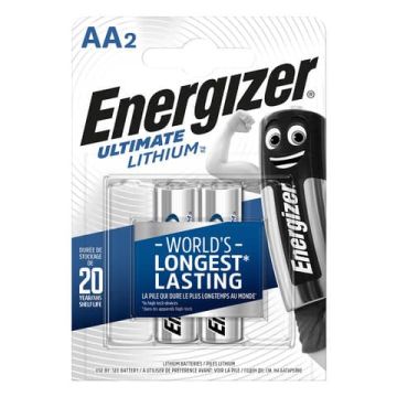 Batterie ENERGIZER Ultimate Lithium AA conf. da 2 - E301535200