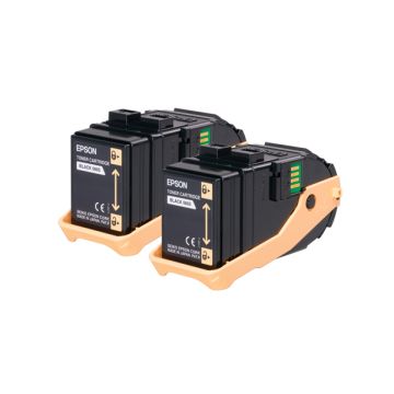 EPSON TONER CARTRIDGE ACUBRITE NERO (S050605), IN CONFEZIONE DOPPIA