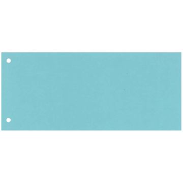 Separatore per archivio con due fori Q-Connect 24x10,5 cm 190 g/m² blu conf. da 100 - KF00512