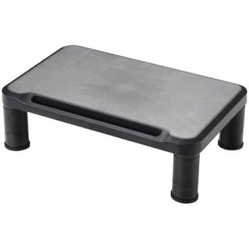Porta monitor regolabile in altezza nero Q-Connect 38x24 cm KF18018