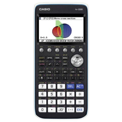 Calcolatrice grafica CASIO bianco display 216x384 pixel - FX-9860GIII-S-ET  a soli 122.65 € su