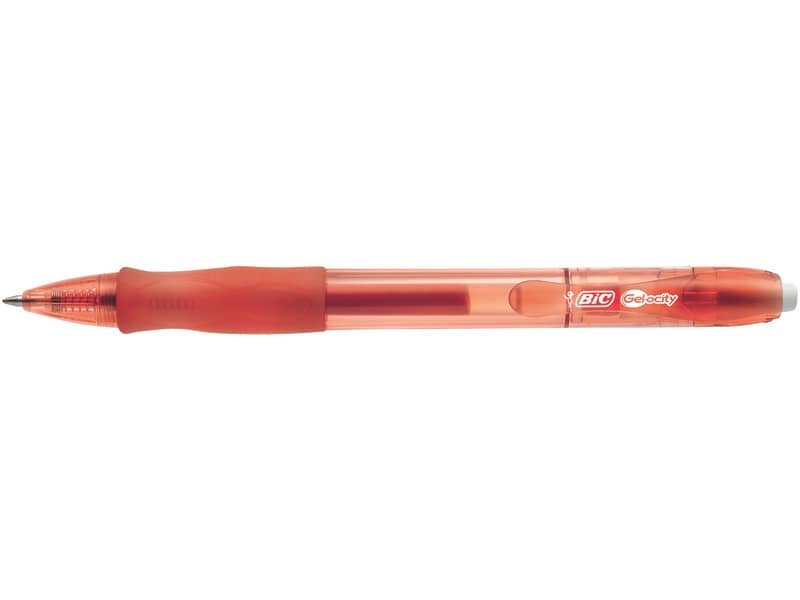 Penna gel cancellabili BIC Gel-ocity Illusion M 0,7 mm rosso 943442 a soli  2.39 € su