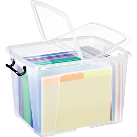 ROTHO - F707802 - Contenitore clear box in ppl impilabile trasparente - 5 l  26x17,5x15 cm - 3234534129969