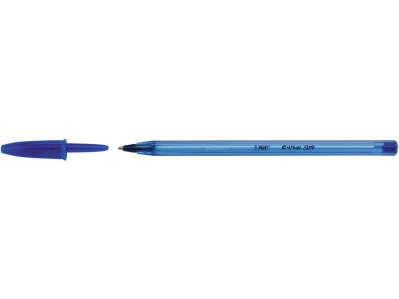 Penna a sfera BIC Cristal Soft M 1,2 mm nero 951433 a soli 0.37 € su