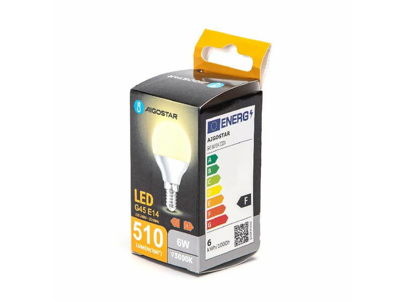 Lampadina a goccia LED C37 E14 6W 510 lumen Aigostar luce naturale  B10105MQO a soli 1.43 € su