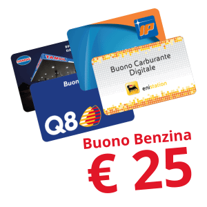 buono benzina 25 euro